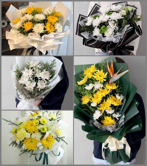 贵州毕节市织金县板桥镇富阳村白事花束代送